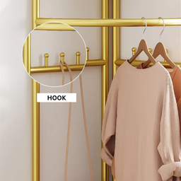 GOLD END CORNER ROOM SHELF
