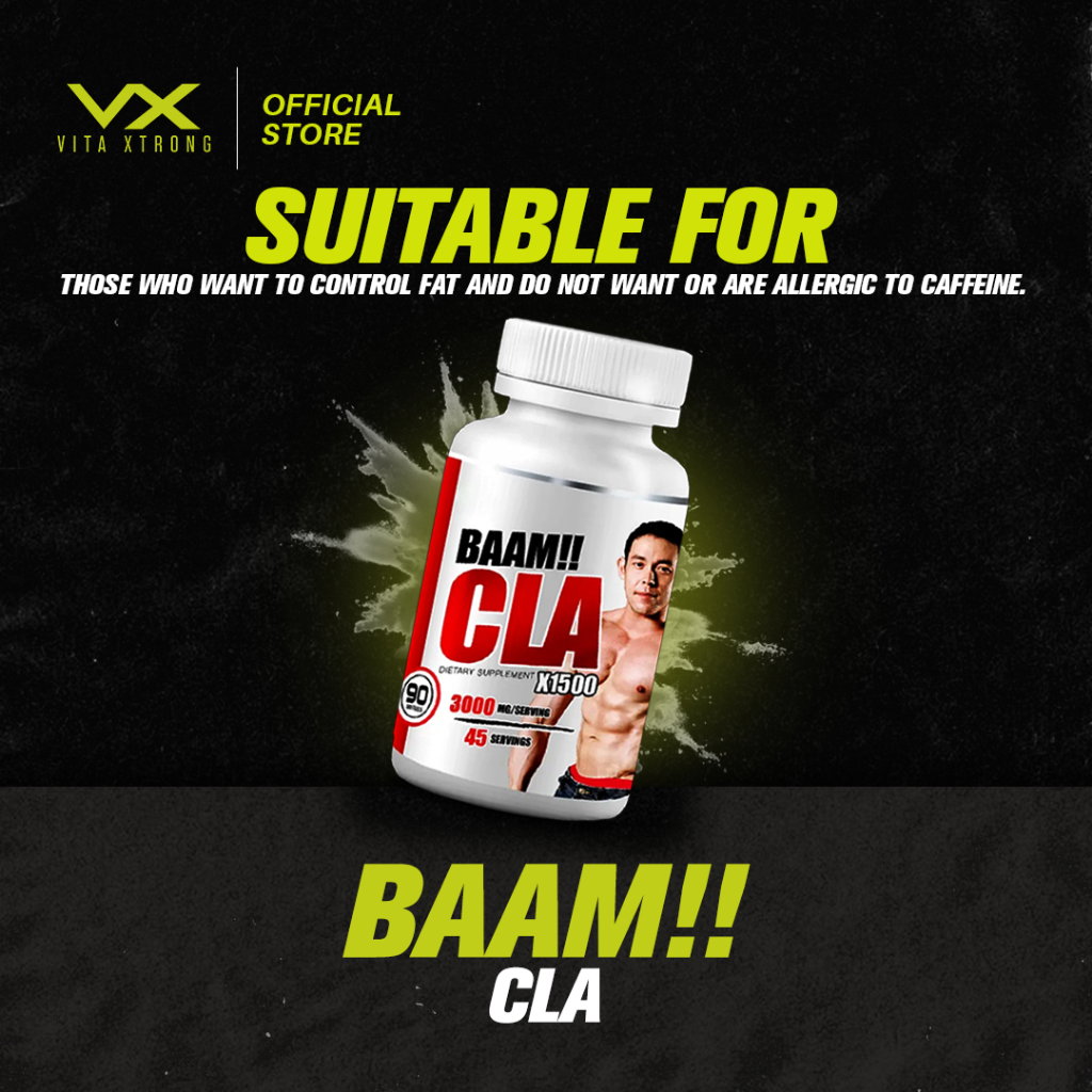 BAAM!!™ CLA X1500 3000mg (90 Caps) | Non-Stim Fat Burner | Lean Muscle, Weight Loss • Metabolism Booster Support_2