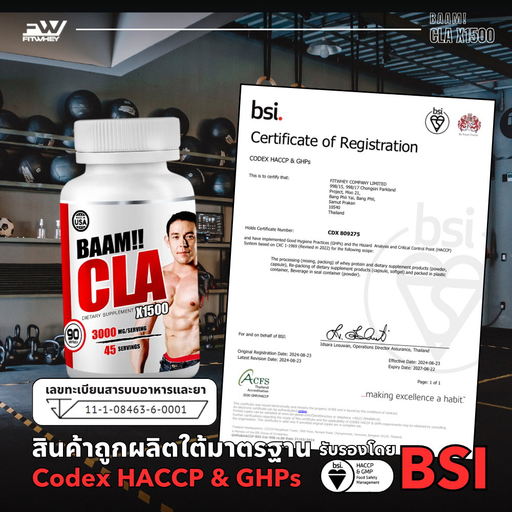 BAAM!!™ CLA X1500 3000mg (90 Caps) | Non-Stim Fat Burner | Lean Muscle, Weight Loss • Metabolism Booster Support_1