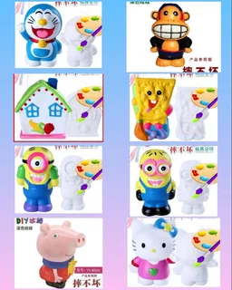 Children’s DIY Piggybank Coin Bank Painting Kit - Small