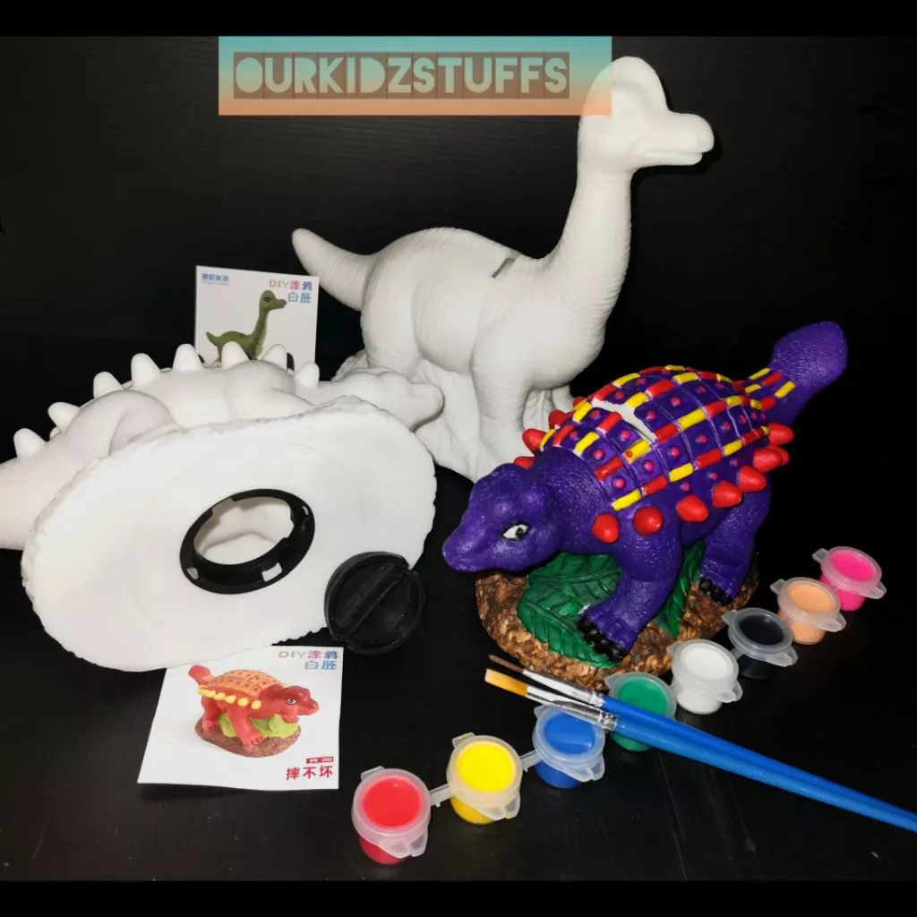 Medium Size Silicon Piggy Bank Painting (16-20cm) Boys Edition_4