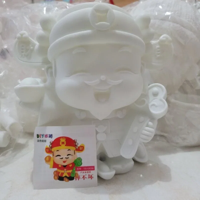 DIY God of Fortune CNY Piggybank Painting_1