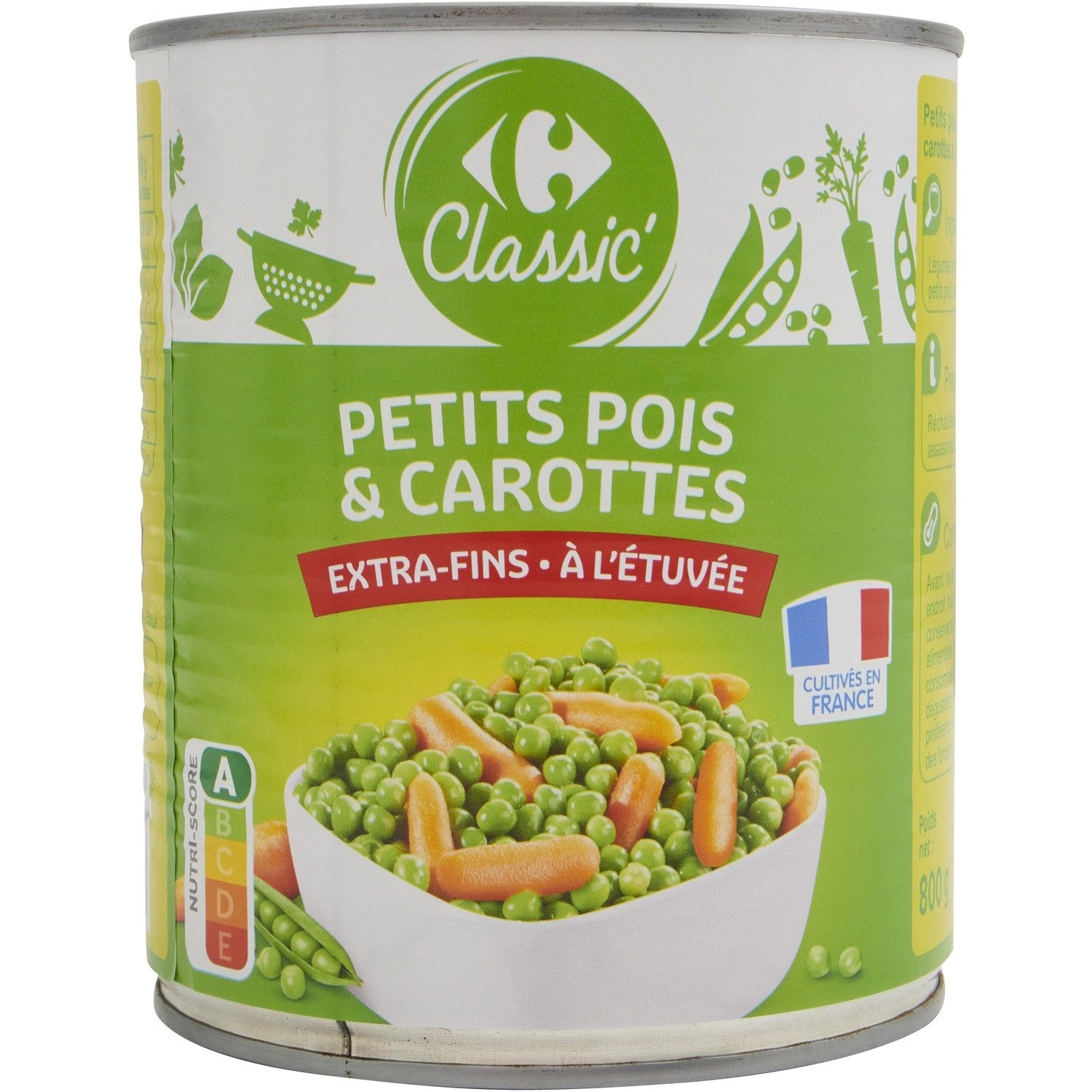 Crf Clas. Pet. Pois/Car Ext. Fins Tin 800gr_0