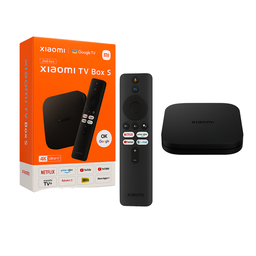 Xiaomi TV Box S 2ª Geração - Reprodutor de Mídia de Streaming 4K Ultra HD, Google TV Box com 2 GB de RAM e 16 GB de ROM, Wi-Fi Duplo 2.4G/5G, Bluetooth 5.2 e Dolby Audio e DTS-HD, Dolby Vision, HDR10+