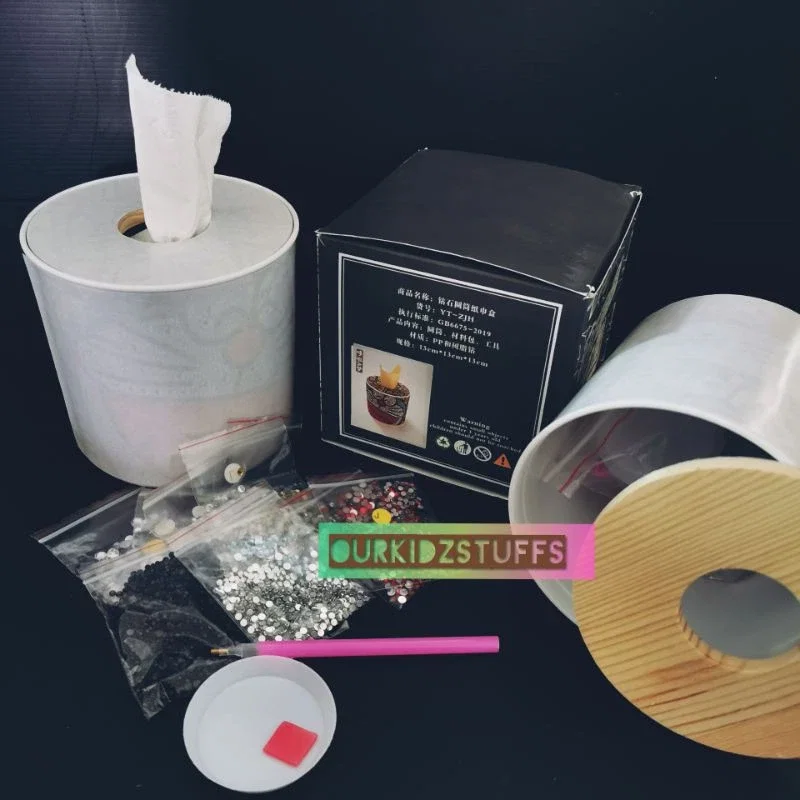 DIY Diamond Painting Tissue Paper/ Toilet Roll Holder