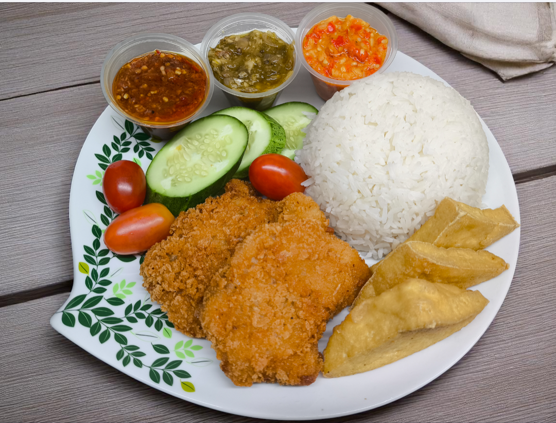 Double up Nasi Ayam Goreng