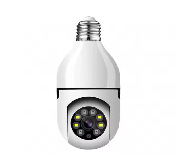 Smart Home Security System Wireless Lights 360 Degree Night Vision Surveillance Remote View CCTV Security WIFI Light Bullb Camera _2