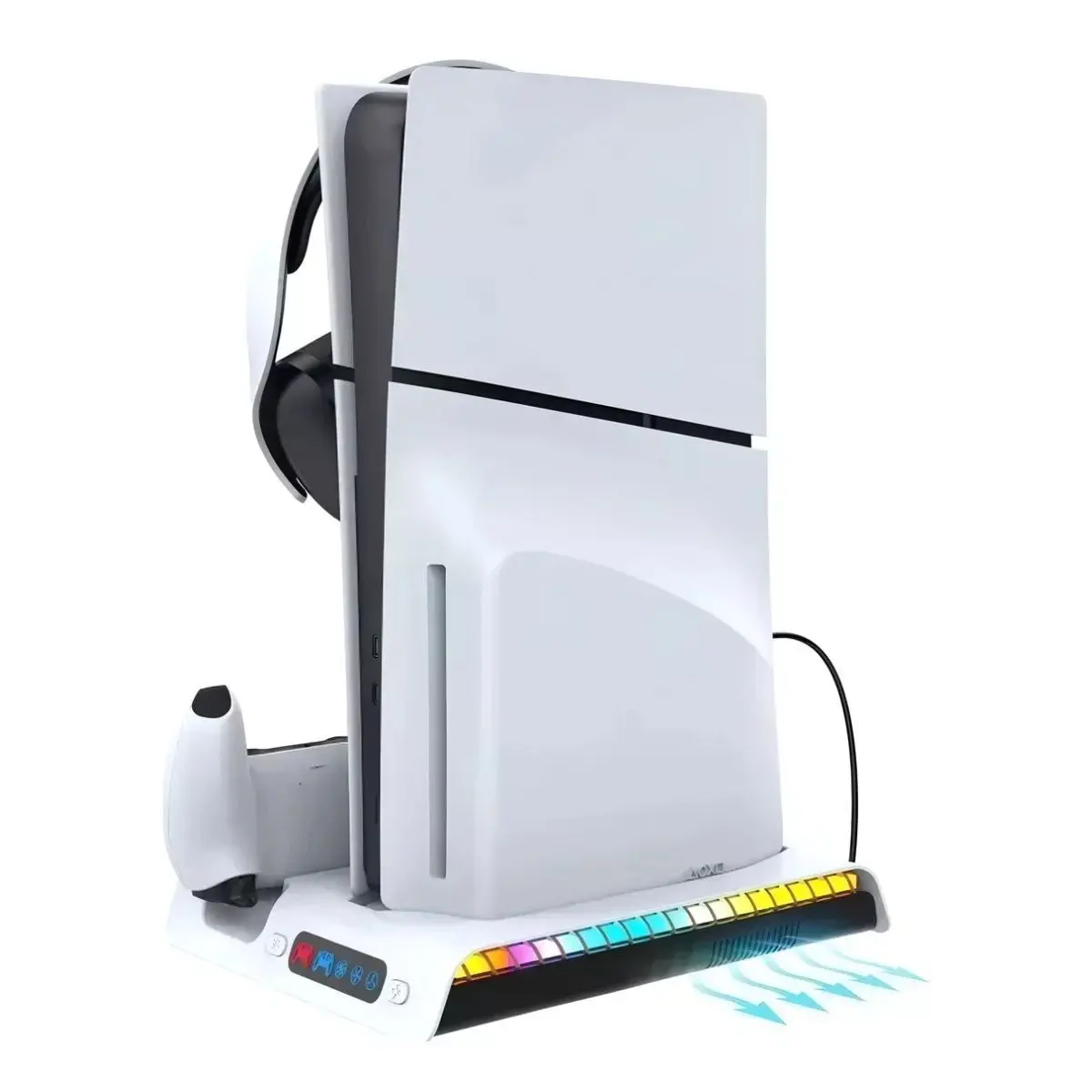 Suporte de Refrigeração e Carregamento Multifunção RGB (PlayStation 5 Slim)_3