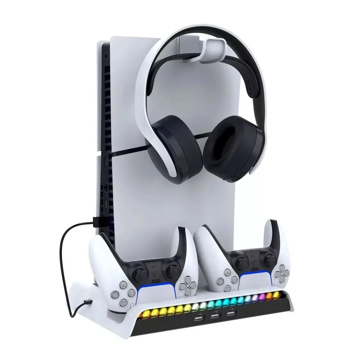 Suporte de Refrigeração e Carregamento Multifunção RGB (PlayStation 5 Slim)_1