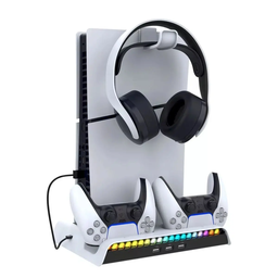 Suporte de Refrigeração e Carregamento Multifunção RGB (PlayStation 5 Slim)