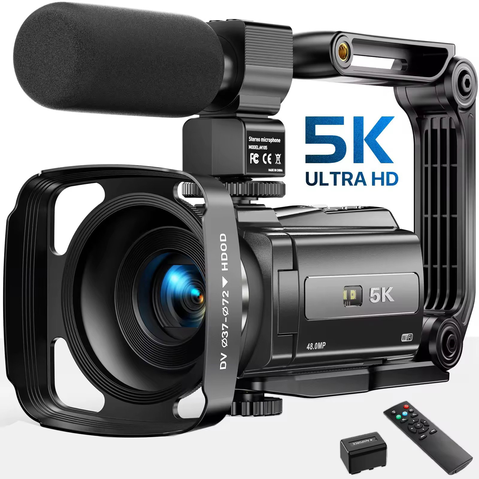 Sonida Professional 5K Video Camera Full HD 3.0 Inch Camcorder with 16X 48.0 Mega Digital Dslr Handy Vlog 3.0 Inch HDV 4.8_0