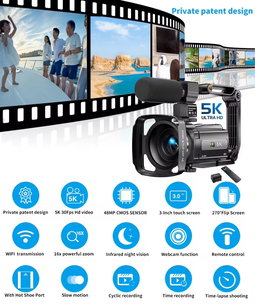 Sonida Professional 5K Video Camera Full HD 3.0 Inch Camcorder with 16X 48.0 Mega Digital Dslr Handy Vlog 3.0 Inch HDV 4.8