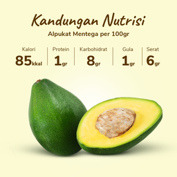 Alpukat Mentega 2-4 pcs 900-1000 gram