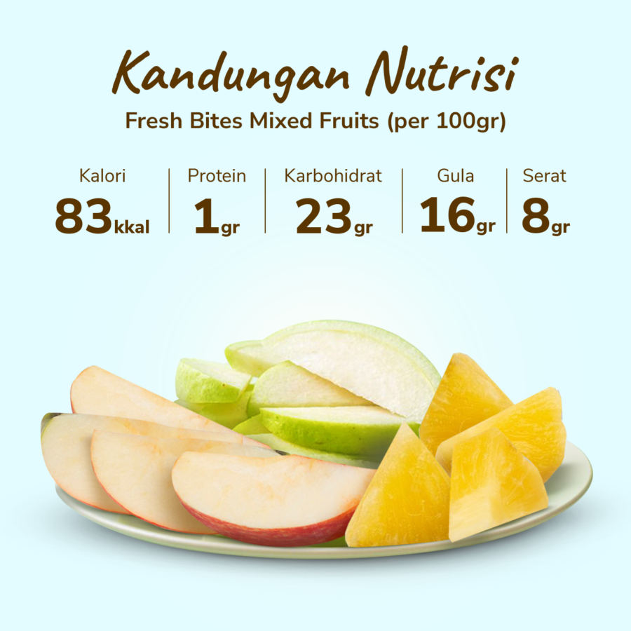 Fresh Bites Buah Potong Mixed Fruits 170gram_3