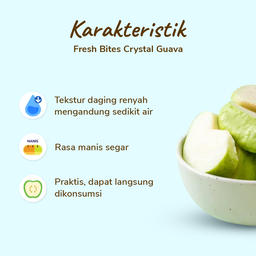 Fresh Bites Crystal Guava Buah Potong 170gram