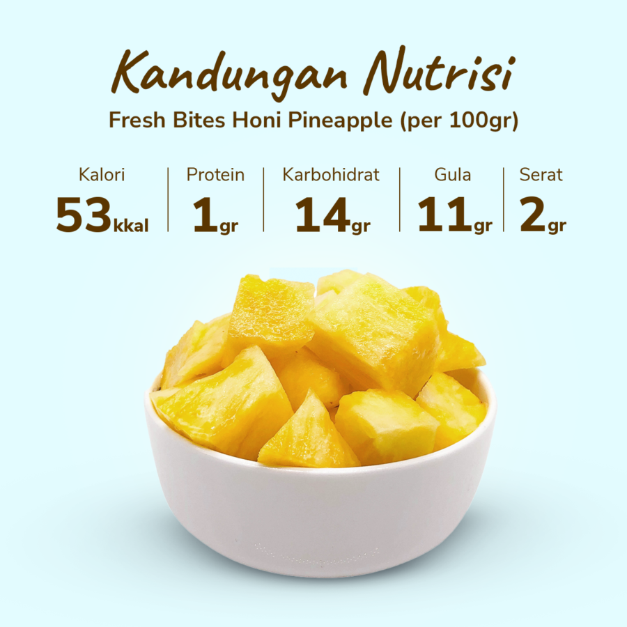 Fresh Bites Honi Pineapple Buah Potong 170gram_3