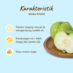 Jambu Kristal 2 pcs 500-600 gram
