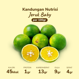 Jeruk Baby Lokal 3-4 pcs 460-500 gram