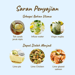 Jeruk Nipis pack 5-7 pcs 250-260 gram