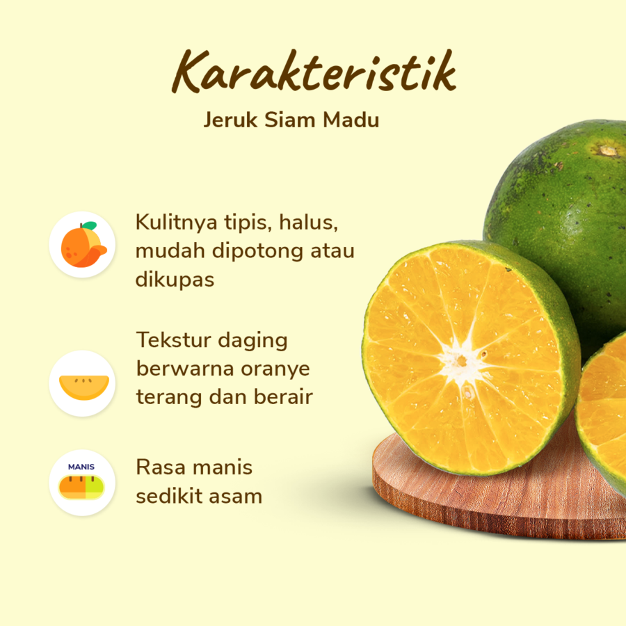 Jeruk Peras Manis Siam Madu pack 8-12 pcs 1000-1100 gram_1