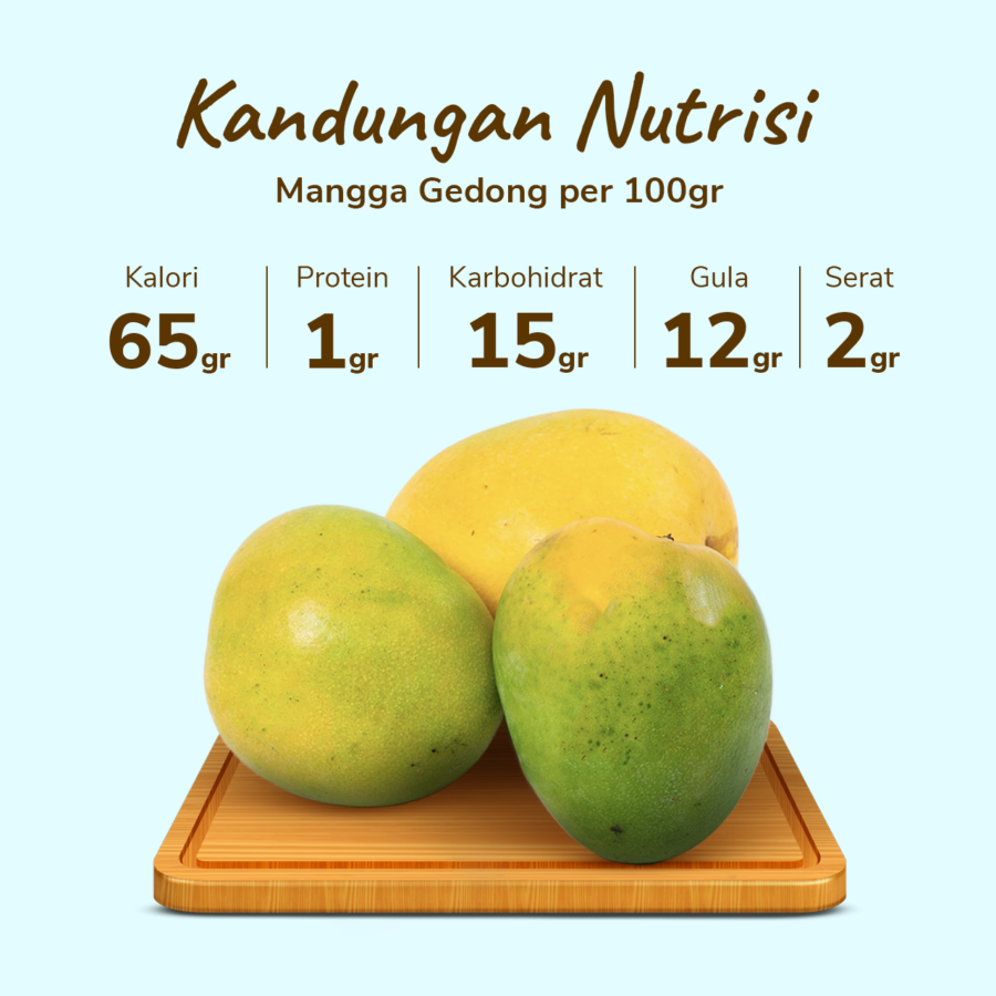 Mangga Gedong 2-3 pcs 400-500 gram_3