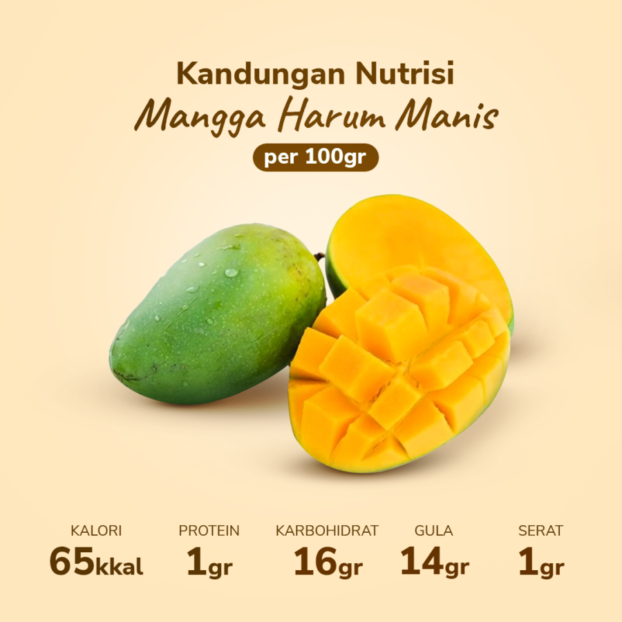 Mangga Harum Manis 1-2 pcs 400-500 gram_3