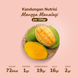 Mangga Manalagi 3-4 pcs 900-1000 gram
