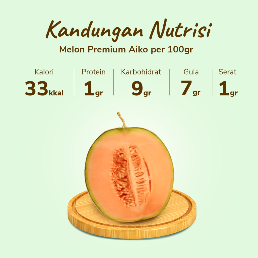 Melon Aiko Premium - Size L 900gr - 1.2kg/Pcs_3