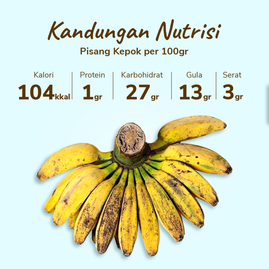 Pisang Kepok Kuning pack 450-600 gram_3
