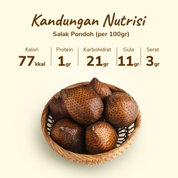 Salak Pondoh 5-7 pcs 500-550 gram