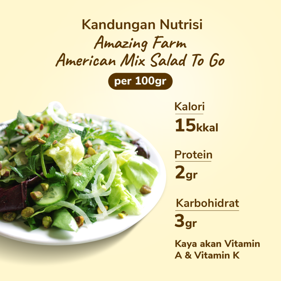 Amazing Farm American Mix Salad To Go 150gram_3