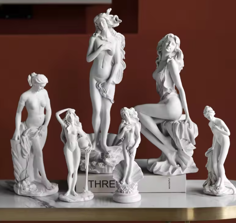 Set of Greek sculptures