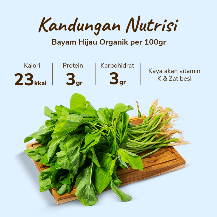 Bayam Hijau Organik 250gram_3