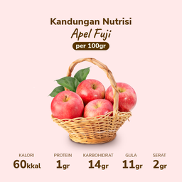 Apel Fuji 2-3 pcs 450-550 gram