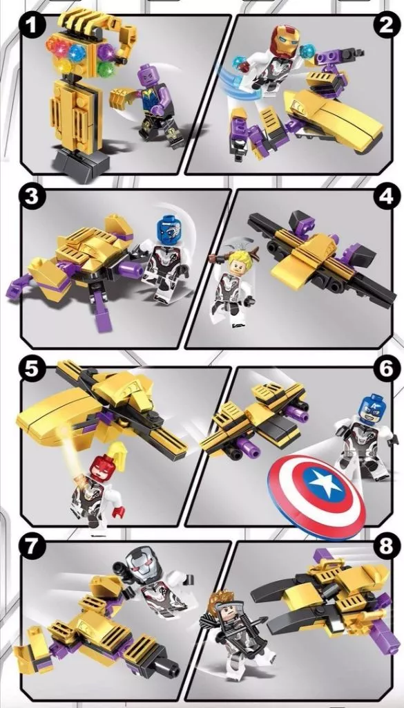Marvel Superheros Building Blocks Figurines and Accessory_3
