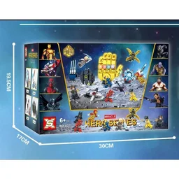 Marvel Superheros Building Blocks Figurines and Accessory