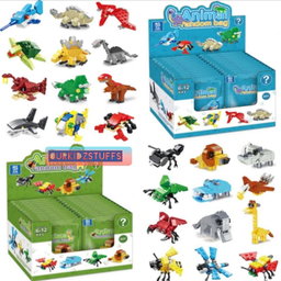 Animals and Dinosaur Building Blocks Blind Bag