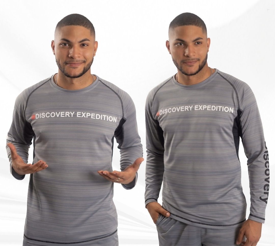 T-shirt deportiva manga larga