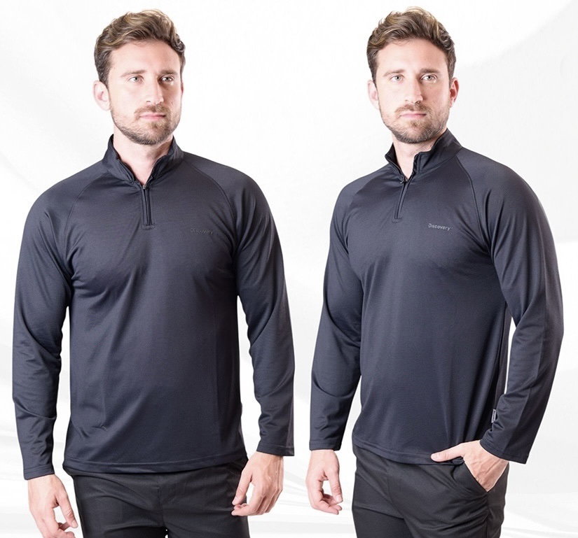 Sudadera deportiva sin capucha