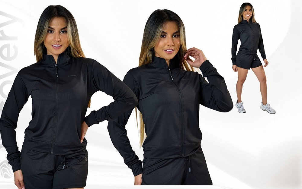 Sudadera deportiva sin capucha