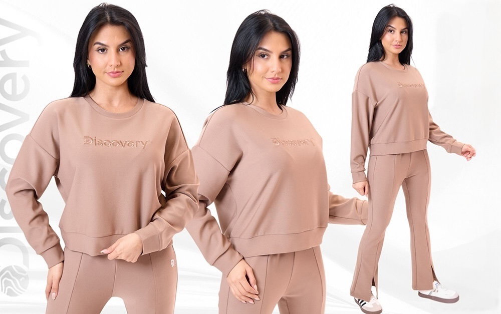 Sudadera deportiva sin capucha