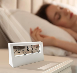 Transparent table clock 