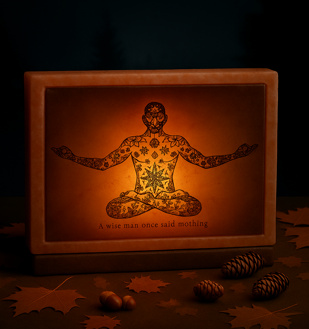 The Silent Sage Himalayan Salt Art Lamp_0