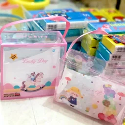 Transparent Gift Box with Handle
