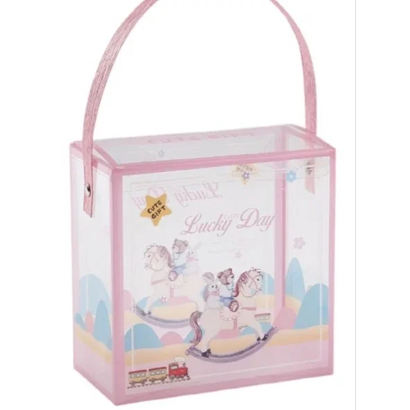Transparent Gift Box with Handle_5
