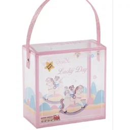 Transparent Gift Box with Handle