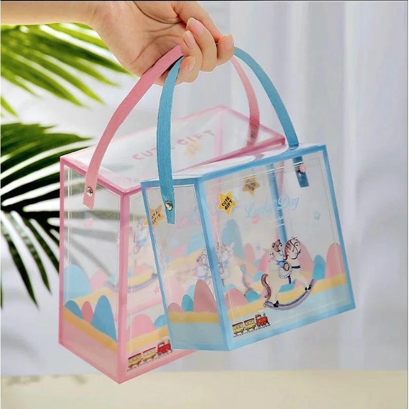 Transparent Gift Box with Handle_6