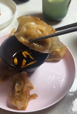 Gyoza with chicken & cheese