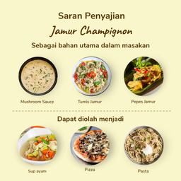 Jamur Champignon 250gram