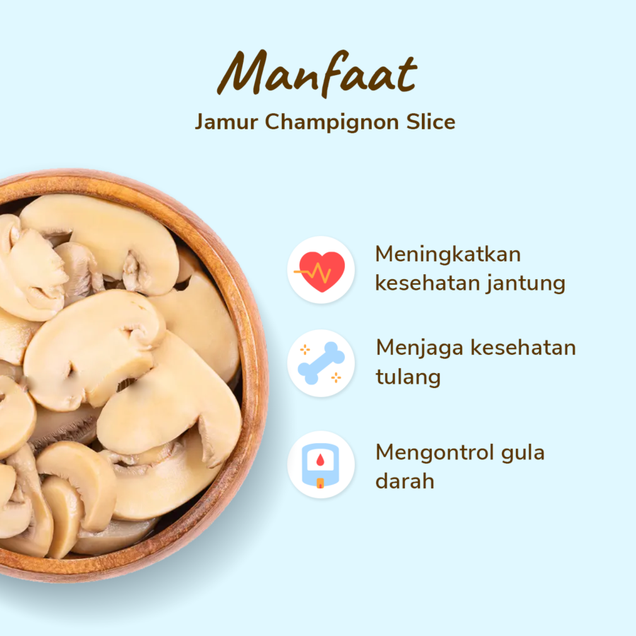 Etira Jamur Champignon Slice 250gram_2
